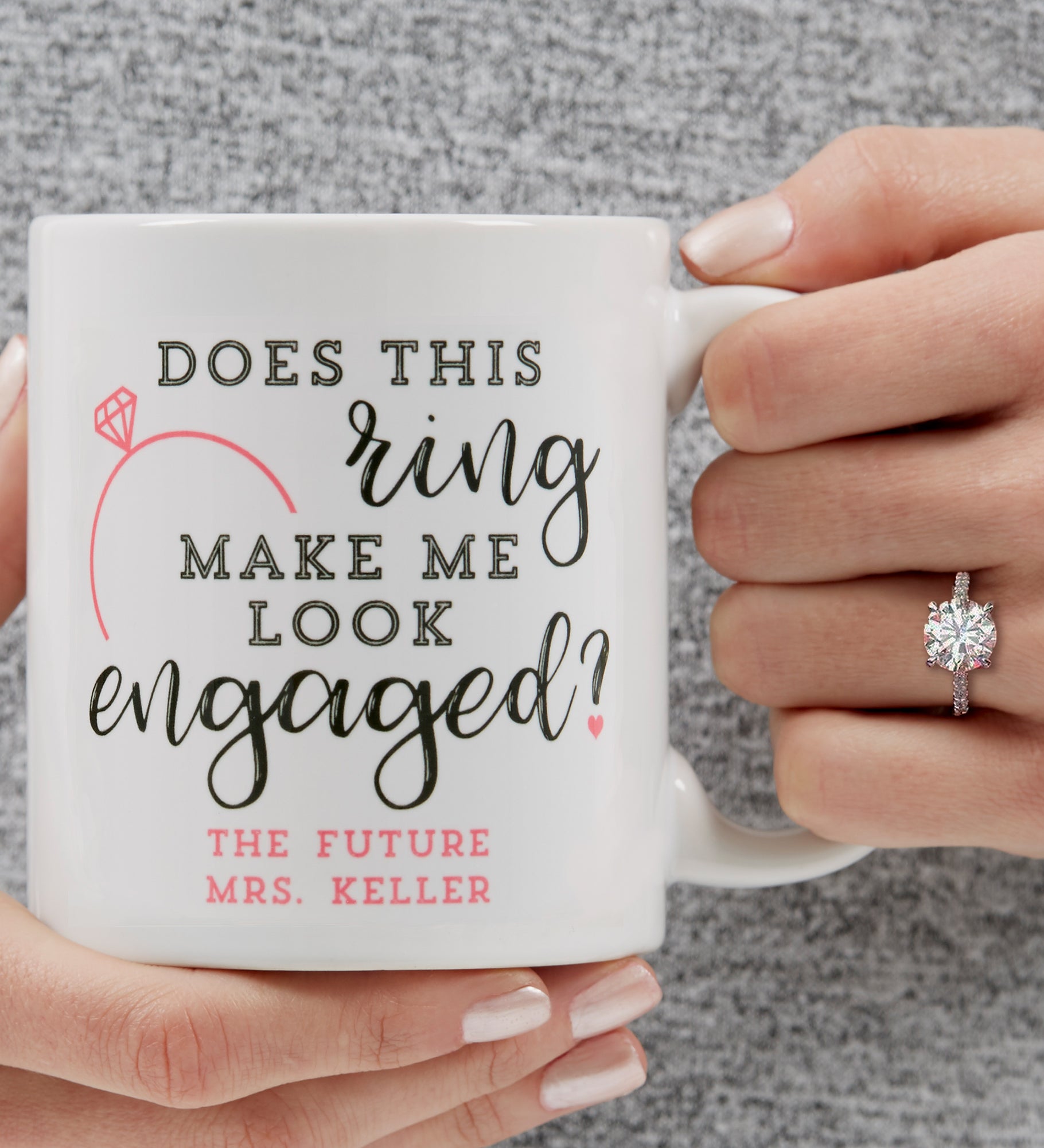 Do I Look Engaged? Personalized Coffee Mugs